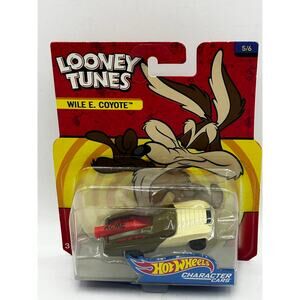 Hot Wheels Looney Tunes Wile E. Coyote Character Car (5/6) – New/Sealed U2